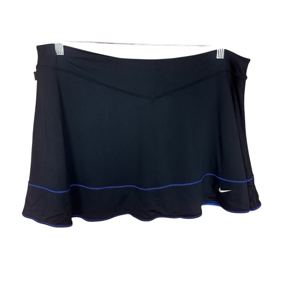Nike Dri Fit Golf Tennis Skirt Skort Women's Athleisure Mini Navy Blue Size XL